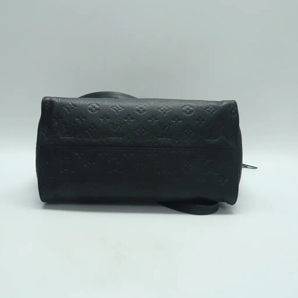 Louis Vuitton Lumineuse Navy Monogram Leather Satchel 1026-041625 - Picture 5 of 12